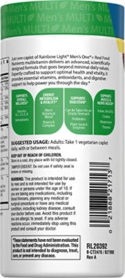Rainbow Light Vibrance Multivitamin Mens One 60 Capsules - 60 CT - Image 4