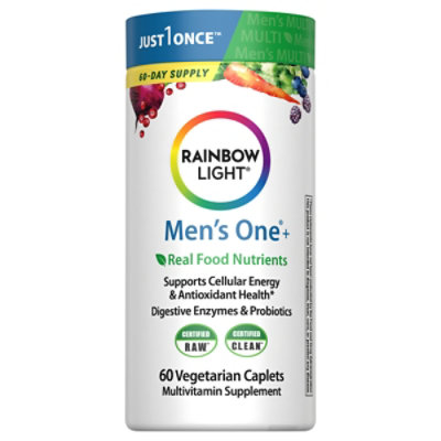 Rainbow Light Vibrance Multivitamin Mens One 60 Capsules - 60 CT - Image 1