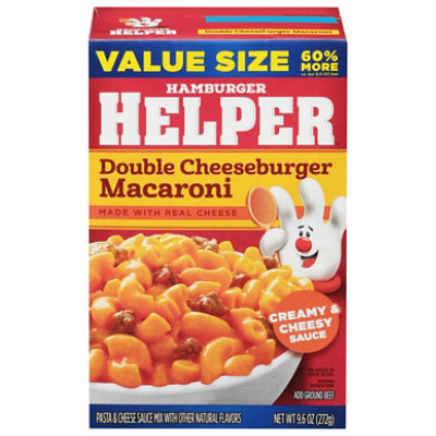 Hamburger Helper Double Cheeseburger Mac Pasta & Cheese Sauce Mix - 9.6 Oz - Image 3