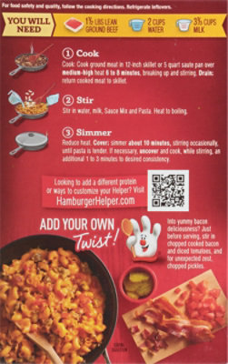 Hamburger Helper Double Cheeseburger Mac Pasta & Cheese Sauce Mix - 9.6 Oz - Image 6