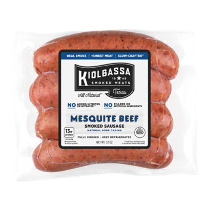 Kiolbassa Mesquite Smoked Sausage - 12 OZ - Image 1