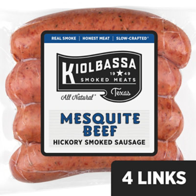 Kiolbassa Mesquite Smoked Sausage - 12 OZ - Image 2