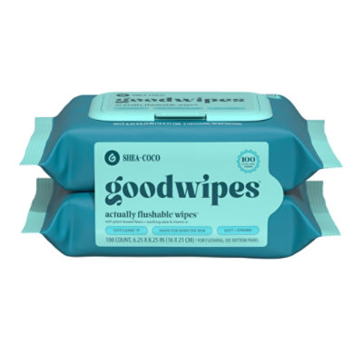Goodwipes Shea Coco Flushable Wipes - 100 CT - Image 3