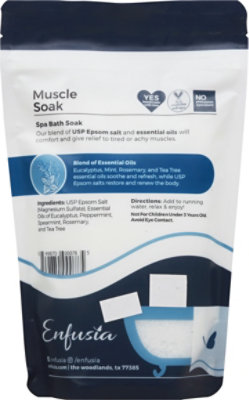 Enfusia Spa Bath Soak White Muscle - 16 OZ - Image 5