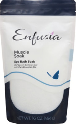Enfusia Spa Bath Soak White Muscle - 16 OZ - Image 2