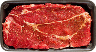 Choice Beef Chuck Steak Boneless Seasoned Extreme - LB - Image 1