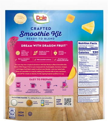 Dole Dream With Dragon Fruit Metabolism Support Smoothie Kit - 7 Oz - Image 6