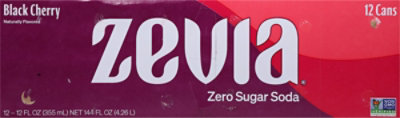 Zevia Black Cherry Soda - 12-12 Fl. Oz. - Image 5