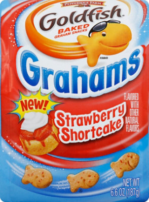 Goldfish Strawberry Shortcake Baked Graham Snacks 6.6 Oz - Image 2