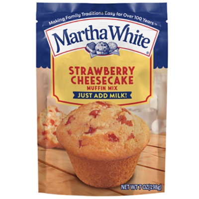 Martha White Strawberry Cheesecake Muffin Mix - 7 Oz - Image 1
