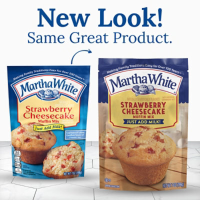 Martha White Strawberry Cheesecake Muffin Mix - 7 Oz - Image 2