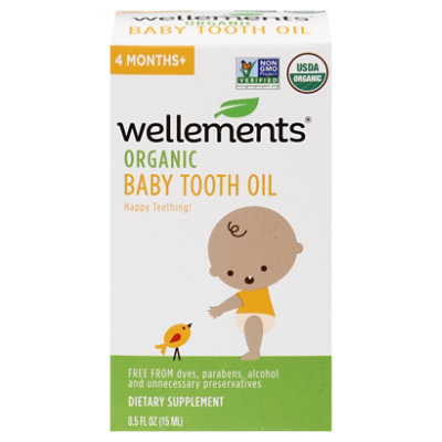 Wellements Oil Tooth Baby Organic - 0.50 OZ - Image 3