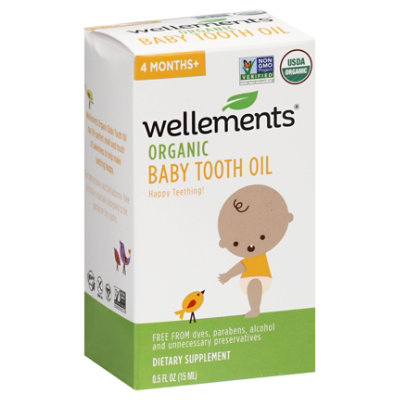 Wellements Oil Tooth Baby Organic - 0.50 OZ - Image 1