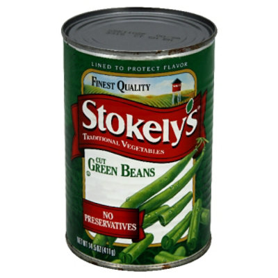 Stokely's Mixed Cut Green Beans - 14.5 Oz - Image 1