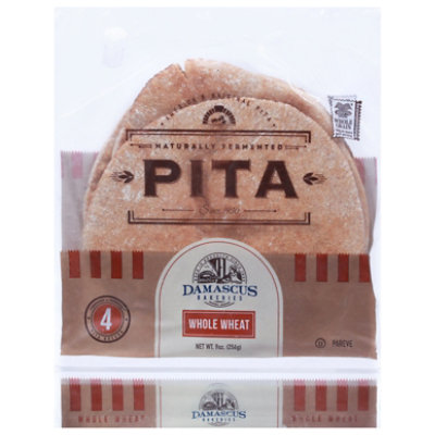 All Natural 100 Percent Wheat Pita - 9.00 OZ - Image 3