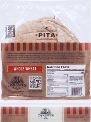 All Natural 100 Percent Wheat Pita - 9.00 OZ - Image 6