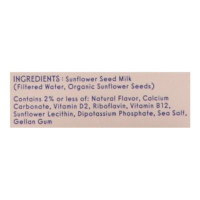 Lattini Unsweetened Vegan Sunflower Seed Milk Carton - 32 Oz - Image 5