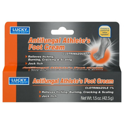 Lucky Super Soft Antifungal Athletes Foot Cream - 1.50 Oz - Image 3