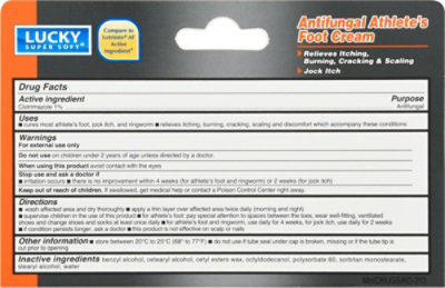 Lucky Super Soft Antifungal Athletes Foot Cream - 1.50 Oz - Image 5