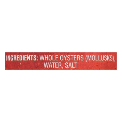 Crown Prince Natural Whole Oysters - 8 Oz - Image 5