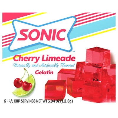 Sonic Cherry Limeade Gelatin - 3.94 Oz - Image 2