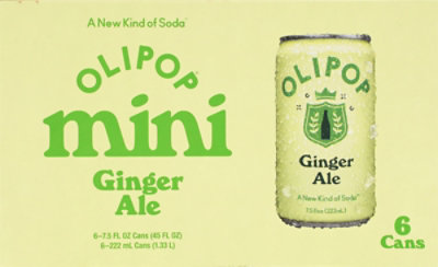 Olipop Prebiotic Soda Ginger Ale Mini - 45 OZ - Image 5