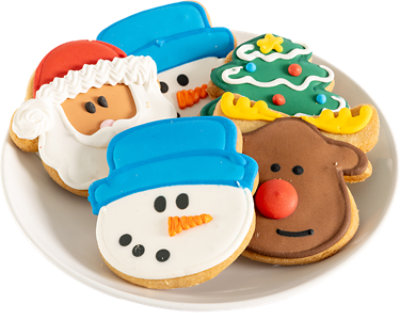 Decorated Butter Cookies 5 Count - EA - Image 1