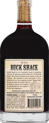 Buck Shack Pinot Noir Wine - 750 ML - Image 4