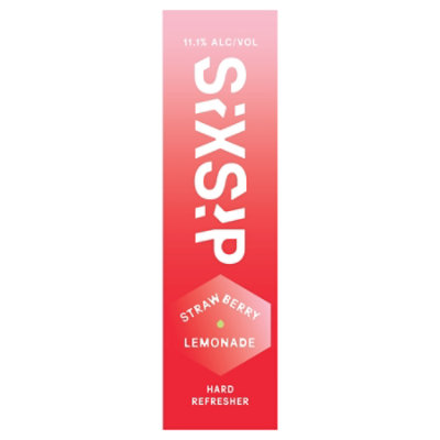 Sixsip Cocktail Strwbry Lmnd - 500 ML - Image 1