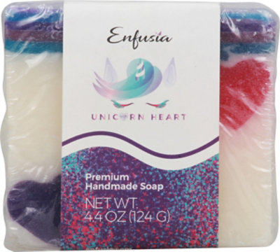 Enfusia Unicorn Heart Handmade Soap - 4.40 OZ - Image 2