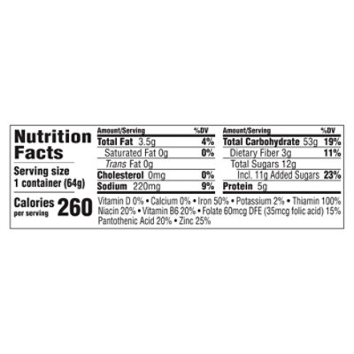 Post Honey Bunches Of Oats French Vanilla Almond Granola Cup- 2.5 Oz - Image 3