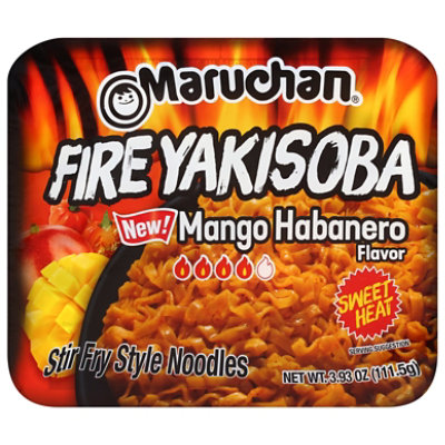 Maruchan Yakisoba Mango Habanero Stir Fry Noodles - 3.9 Oz - Image 1
