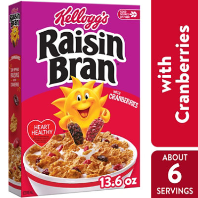 Kellogg's Raisin Bran With Cranberries Cereal - 13.6 Oz - Image 1