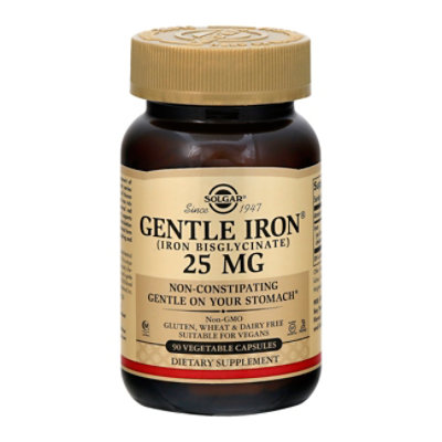 Solgar Iron 25mg - 90 CT - Image 1