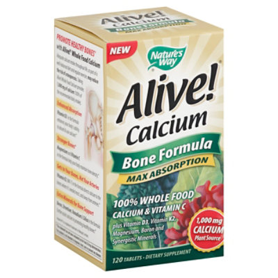 Natures Way Alive Calcum - 120 CT - Image 1
