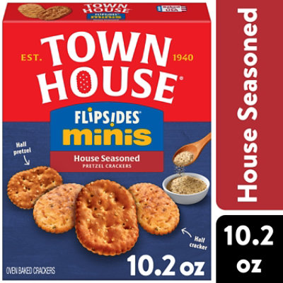 Town House Flip Sides Minis House Seasoned Crackers - 10.2 Oz - Image 1