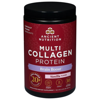 An Mlt Collagen Protein Brain Boost Vanilla - 16 OZ - Image 1