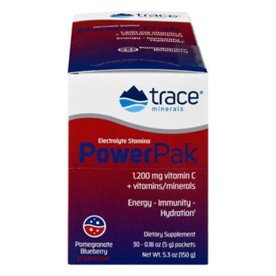 Trace Minerals Electrolyte Stamina Power Pak Pomegranate Blueberry - 30 CT - Image 3