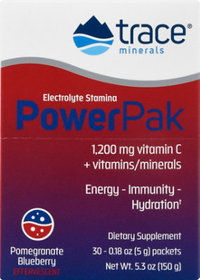 Trace Minerals Electrolyte Stamina Power Pak Pomegranate Blueberry - 30 CT - Image 2