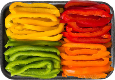 Fresh Cut Sliced Bell Peppers 10oz - 10 OZ - Image 1