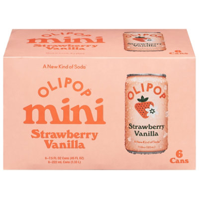 Olipop Prebiotic Soda Vanilla Mini - 45 OZ - Image 2