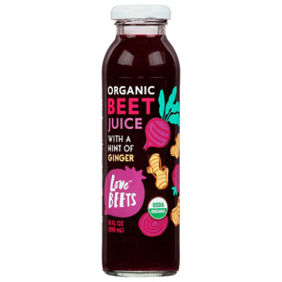 Organic Ginger Beet Juice - 10 OZ - Image 1