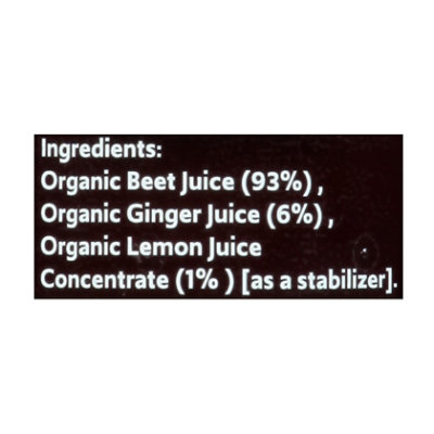 Organic Ginger Beet Juice - 10 OZ - Image 4