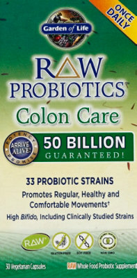 Garden Of Life Raw Probiotics Colon Care - 30 CT - Image 2