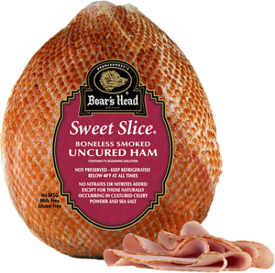 Boars Head Whole Sweet Sliced Ham - EA - Image 1