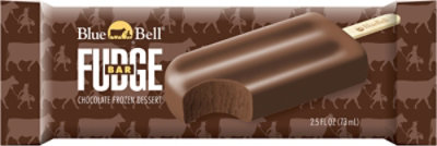 Blue Bell Chocolate Fudge Bar Frozen Dessert - Each - Image 1