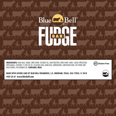 Blue Bell Chocolate Fudge Bar Frozen Dessert - Each - Image 5