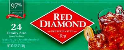 Red Diamond Decaf Family Size Tea Bags - 24 CT - Image 2