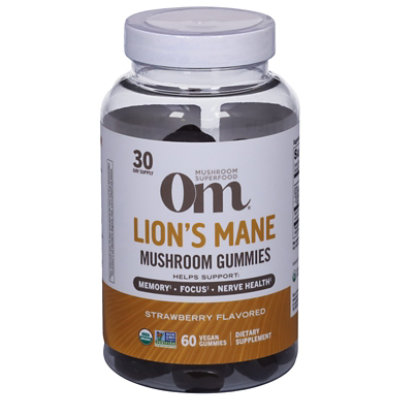 Om Mushrooms Lions Mane Gummies - 60 CT - Image 3