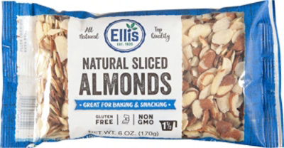 Ellis Natural Sliced Almonds - 6 Oz - Image 2